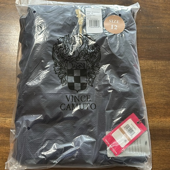 Vince Camuto Blue Ruffled Sheath Mini Dress - Picture 4 of 6